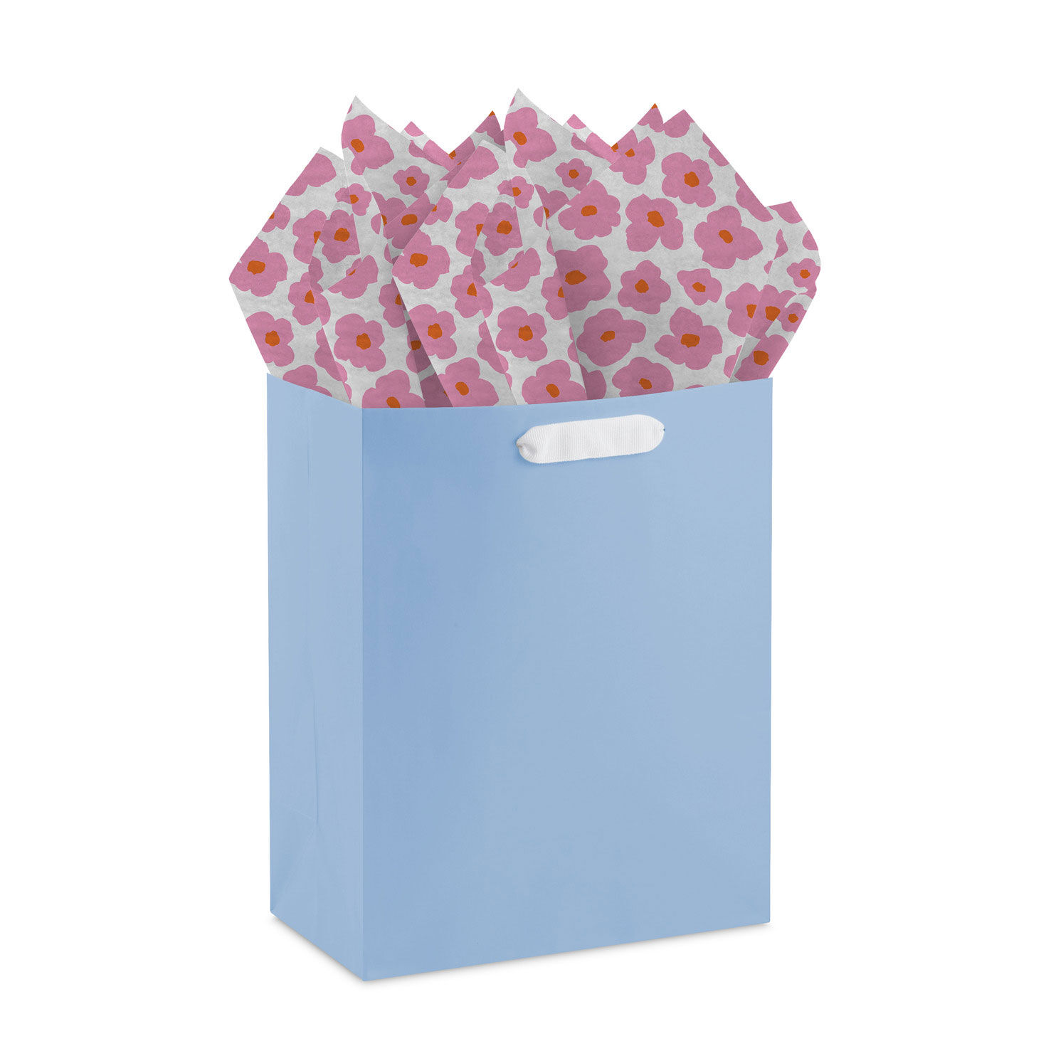 Pink Flowers on White Tissue Paper Pack in use image number 5