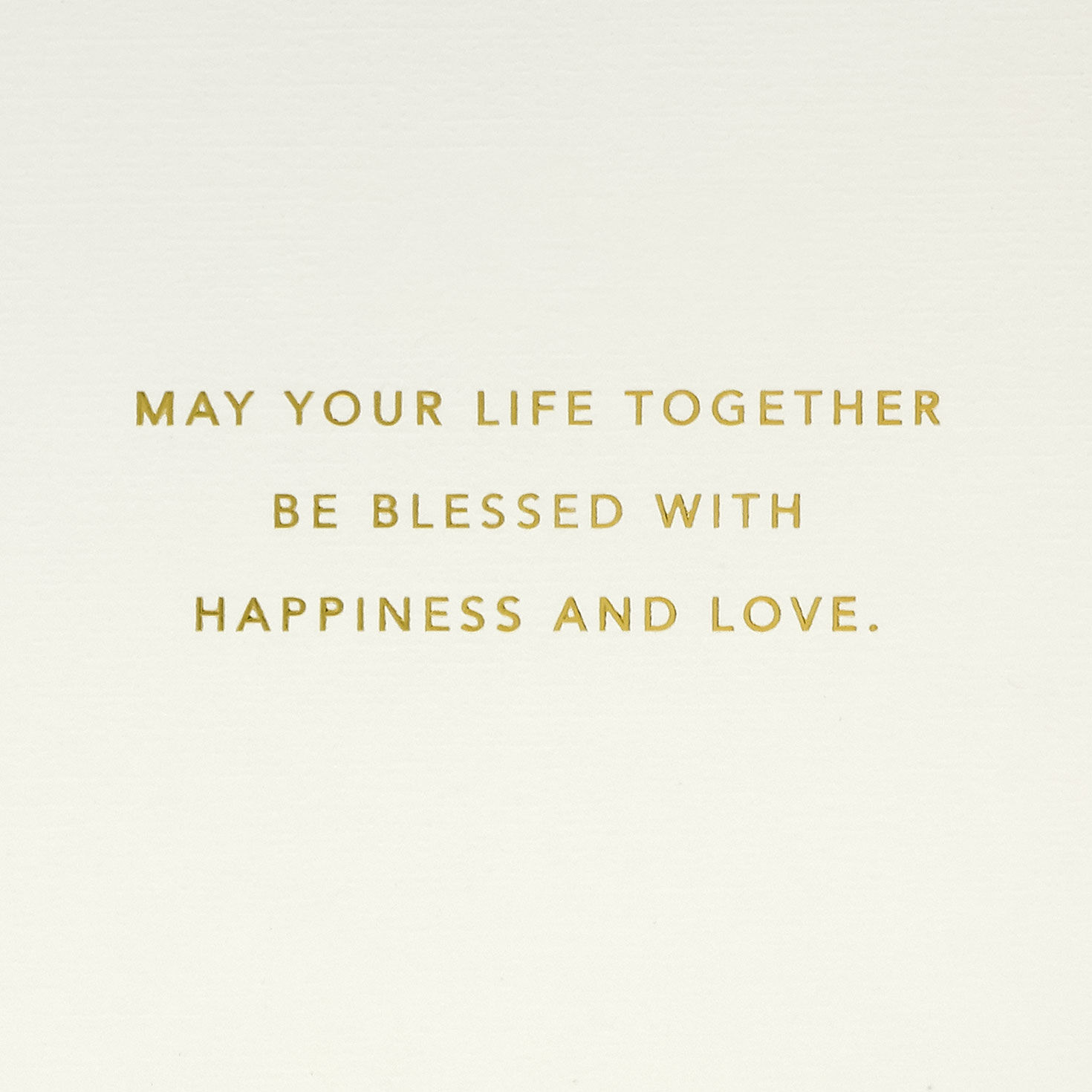 Blue and Gold Lettering Wedding Congrats Card Sentiment image number 2