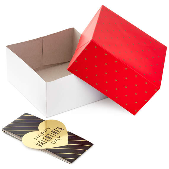 8" Square Happy Valentine's Day 2-Pack Gift Boxes, , large image number 3