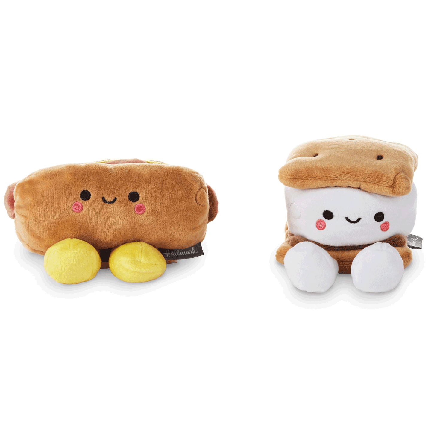Better Together Hot Dog and S'More Magnetic Plush, 4" for only USD 16.99 | Hallmark