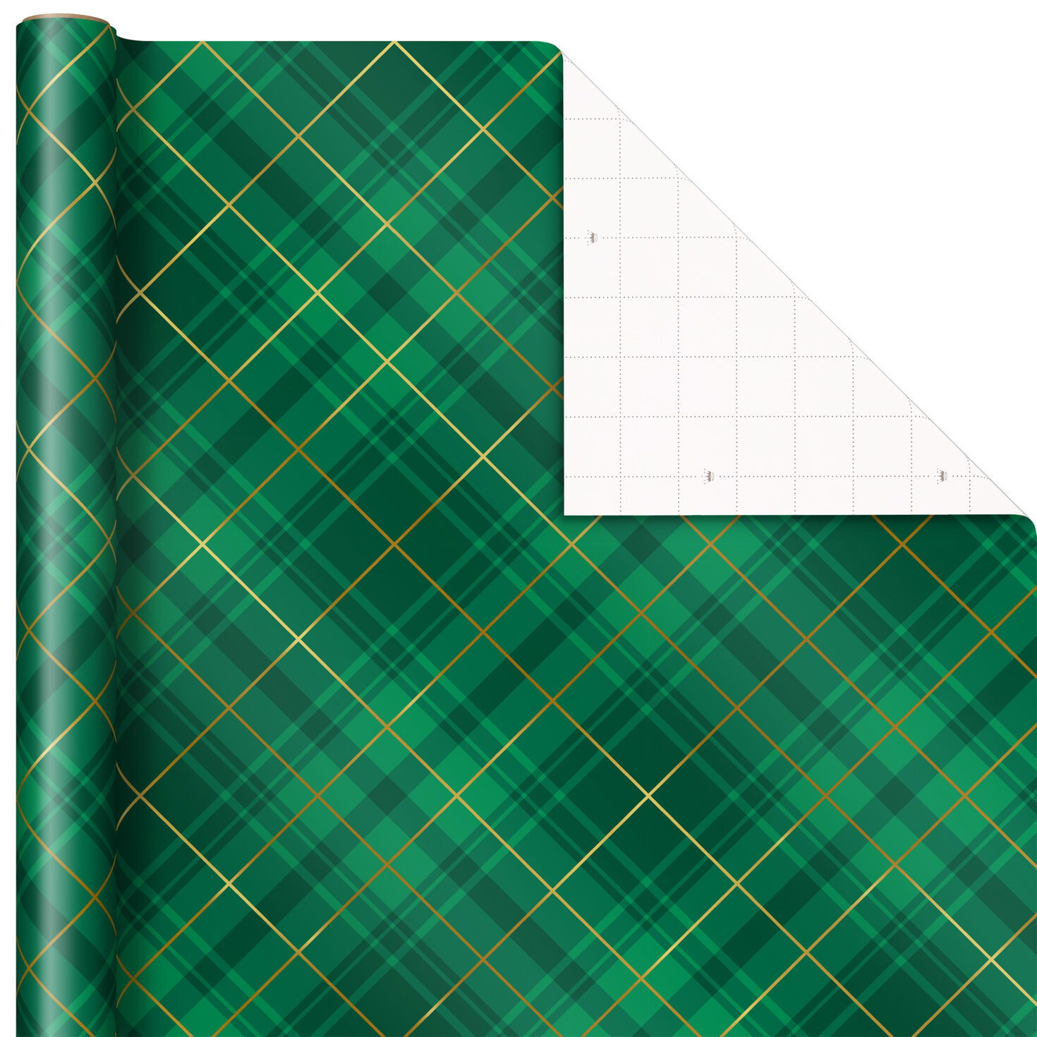 Gold and Green 3-Pack Christmas Wrapping Paper Assortment, 120 sq. ft. for only USD 16.99 | Hallmark