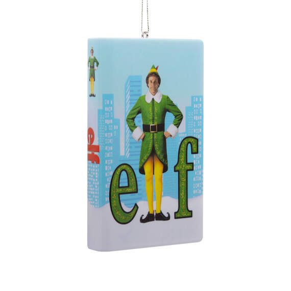 Elf Retro Video Cassette Case Shatterproof Hallmark Ornament, , large image number 1