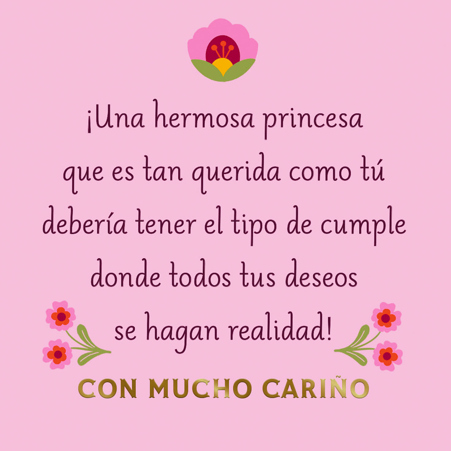 Granddaughter, You're a Princess Spanish-Language Card With Coloring Page, , large image number 2