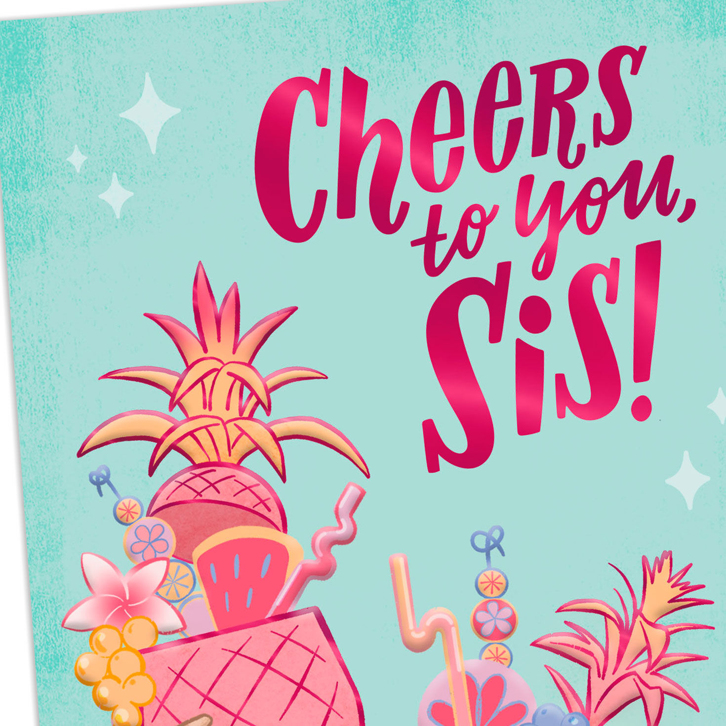 Cheers to Being Family and Friends Birthday Card for Sister, , large image number 5