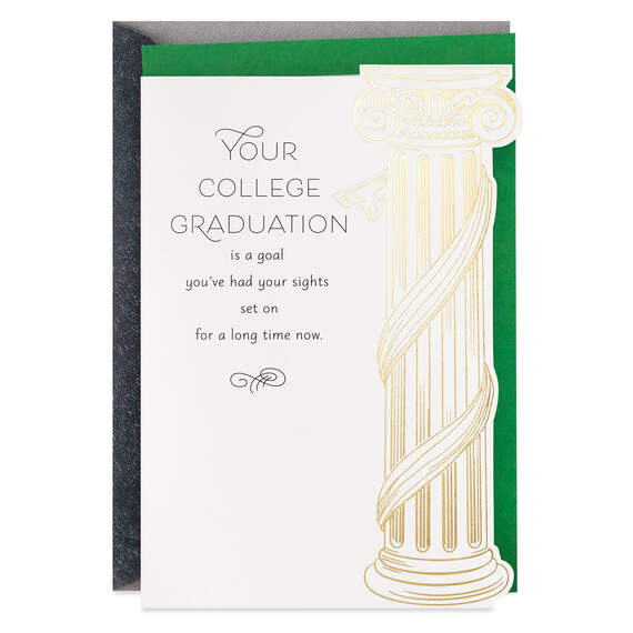 Shining, Bright Future College Graduation Card, , large image number 1