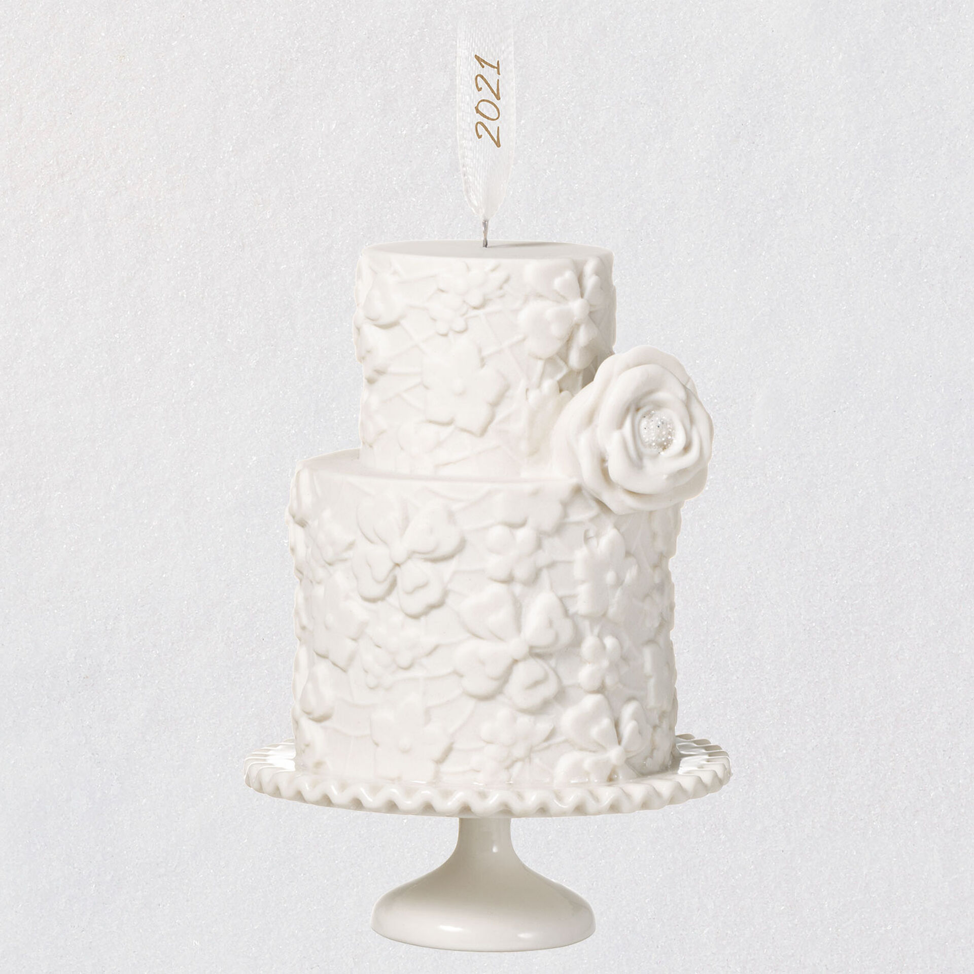 We Do Wedding Cake 2021 Porcelain Ornament - Keepsake ...