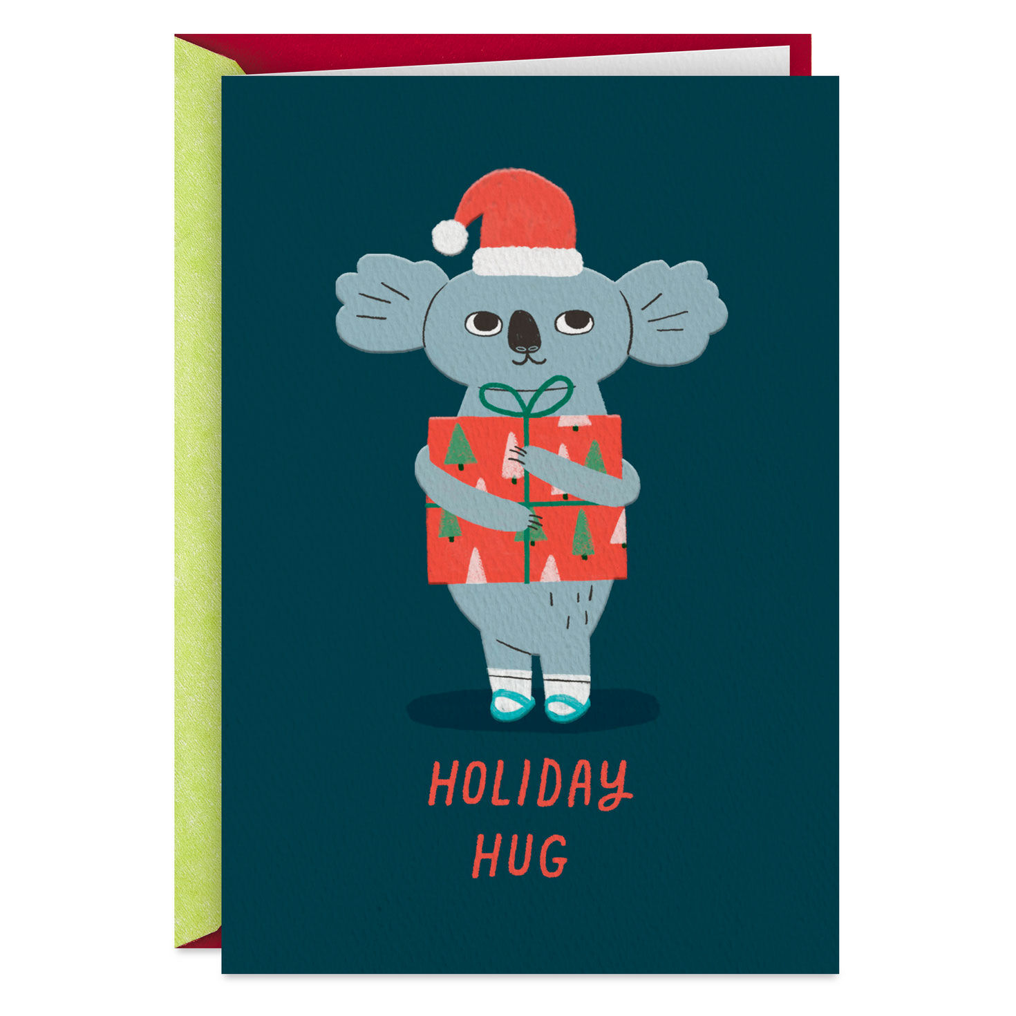 Holiday Hug Koala Christmas Card