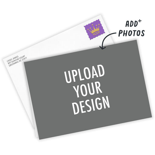 Personalized Create Your Own Photo Card, 5x7 Horizontal, 