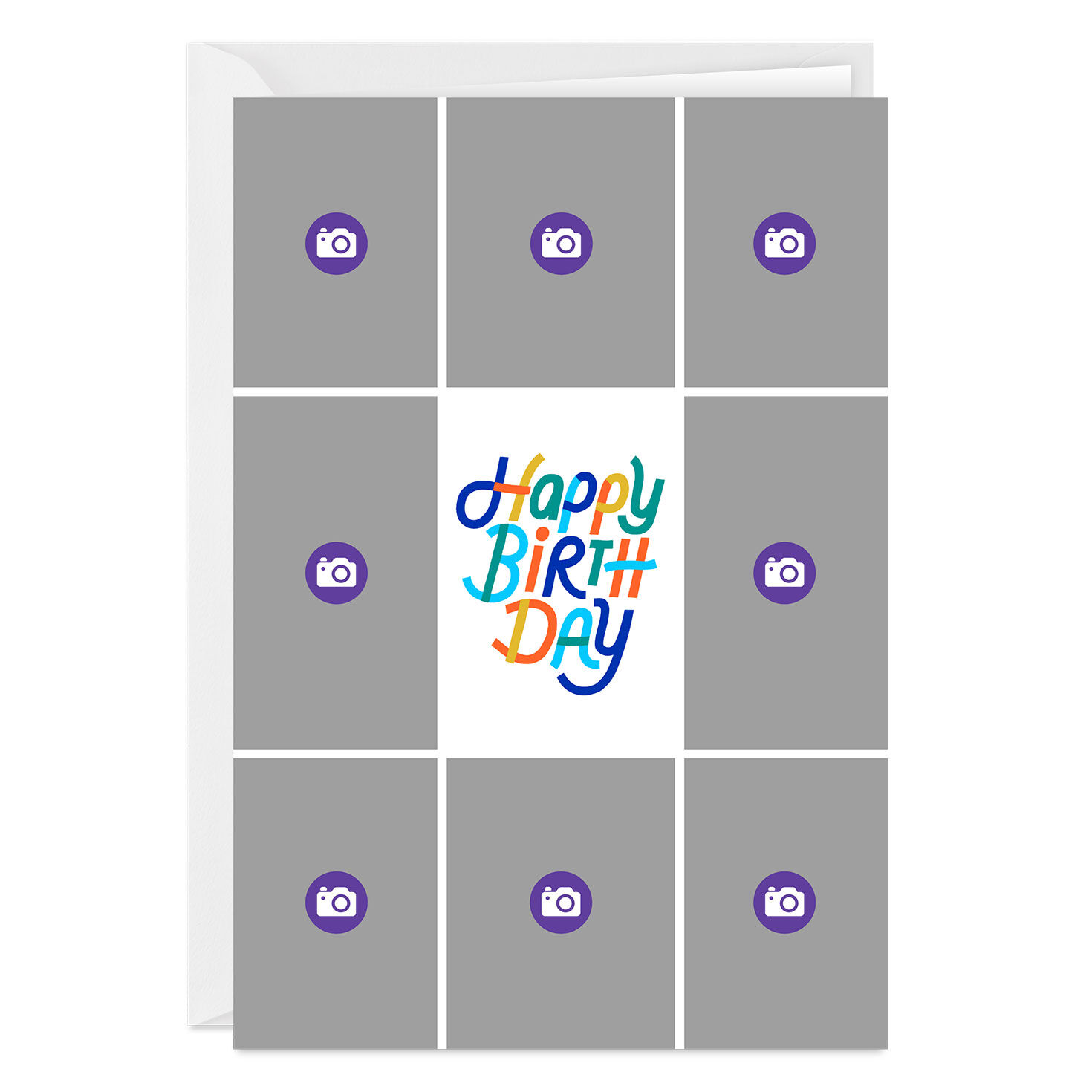 Photo Collage Frame Custom Birthday Card, , large image number 3