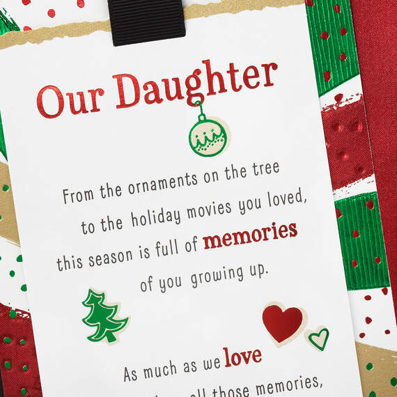 Love Who You Are Christmas Card for Daughter, , large image number 6