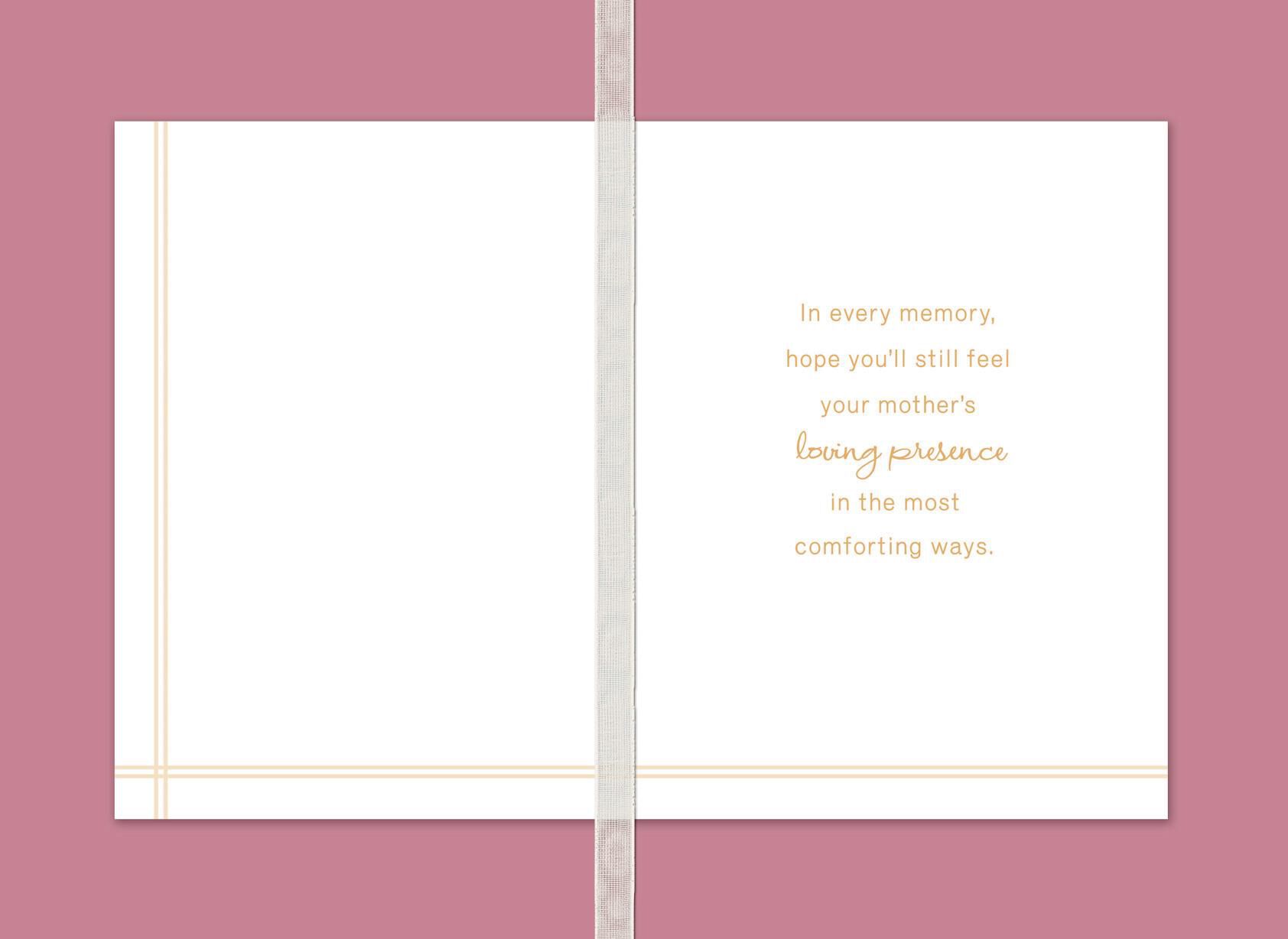 Every Memory of Your Mom Sympathy Card