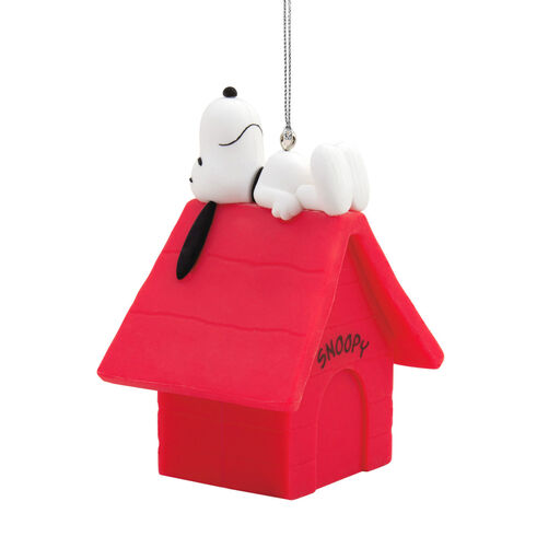 Peanuts® Snoopy on Red Doghouse Hallmark Ornament, 