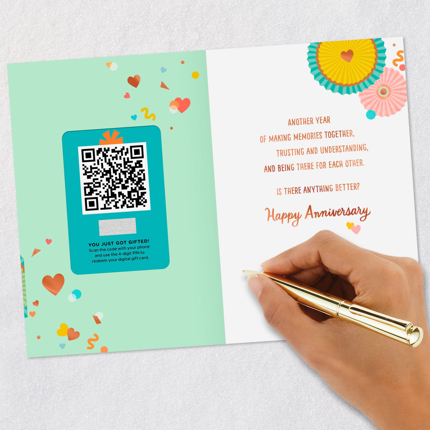 Another Year of Love Gift Card Greeting Anniversary Card, , large image number 9