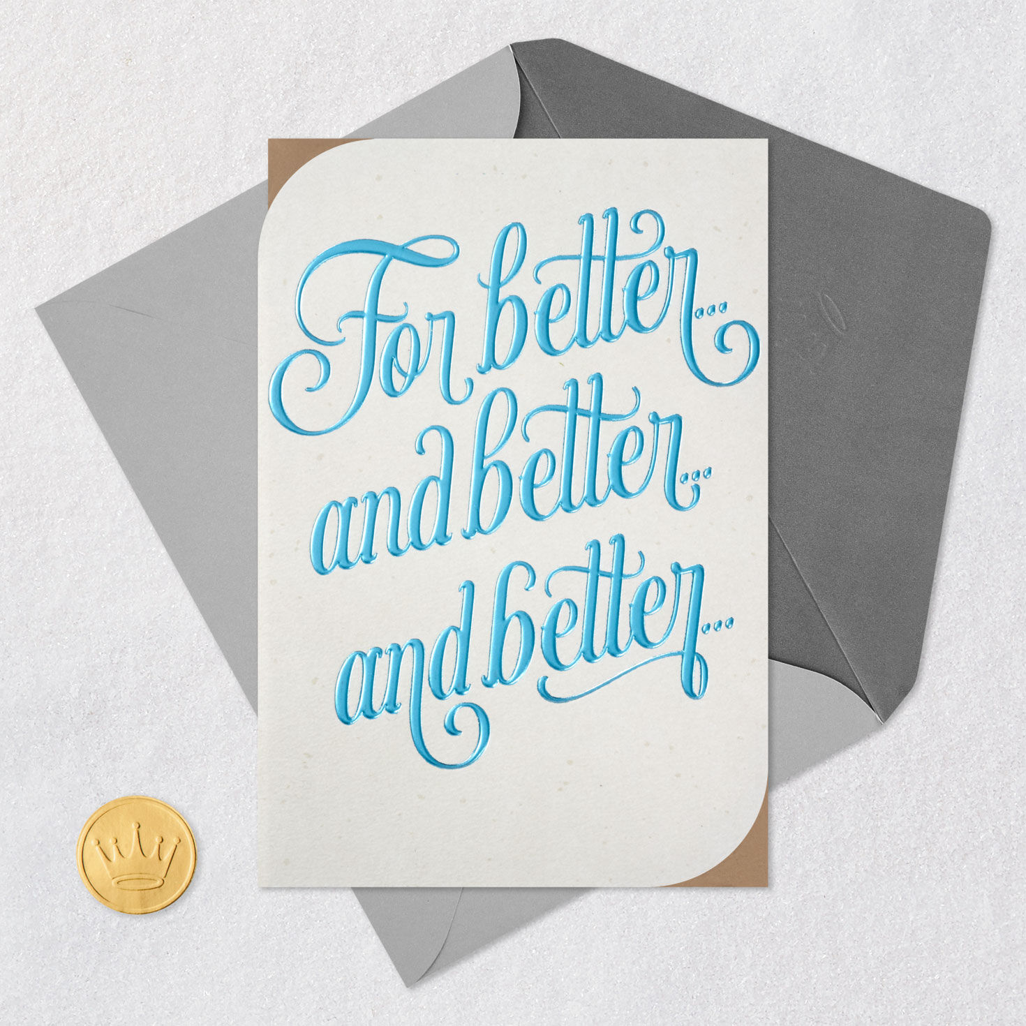 For Better and Better and Better Anniversary Card for Couple, , large image number 5