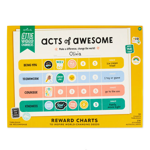 Little World Changers™ Acts of Awesome Reward Charts, 