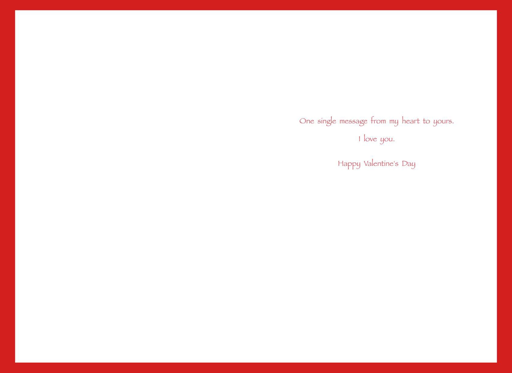 Circle of Love Romantic Valentine's Day Card