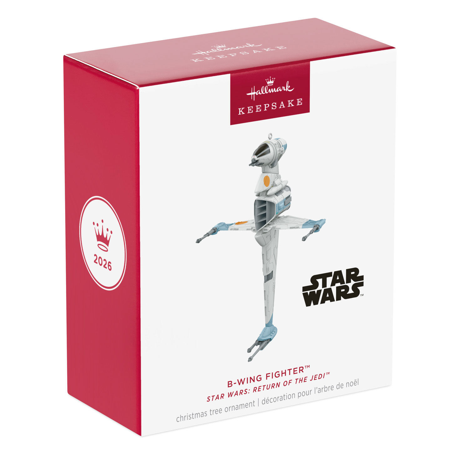 Star Wars Gray Spaceship Keepsake Ornament package front image number 7