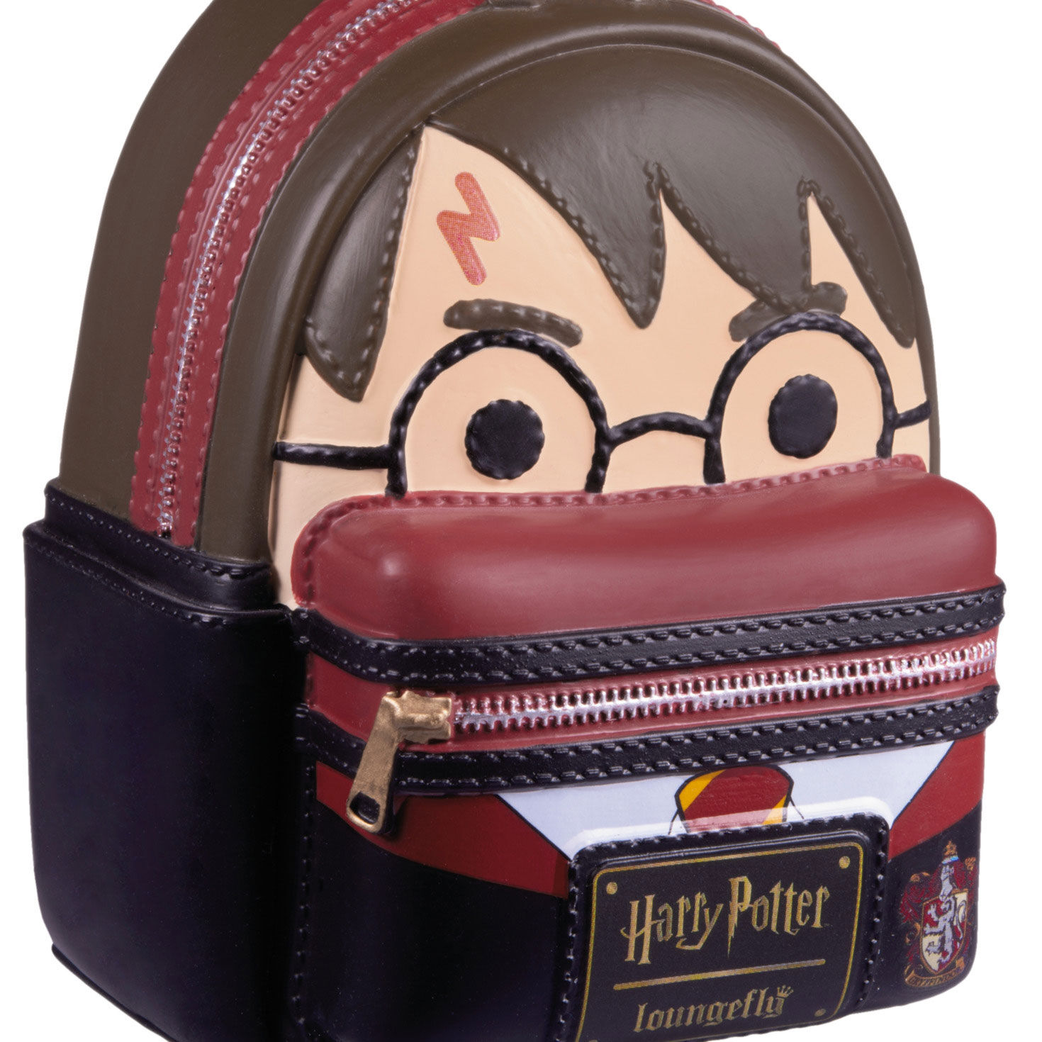 Harry Potter Loungefly Backpack Christmas Ornament closeup view image number 5