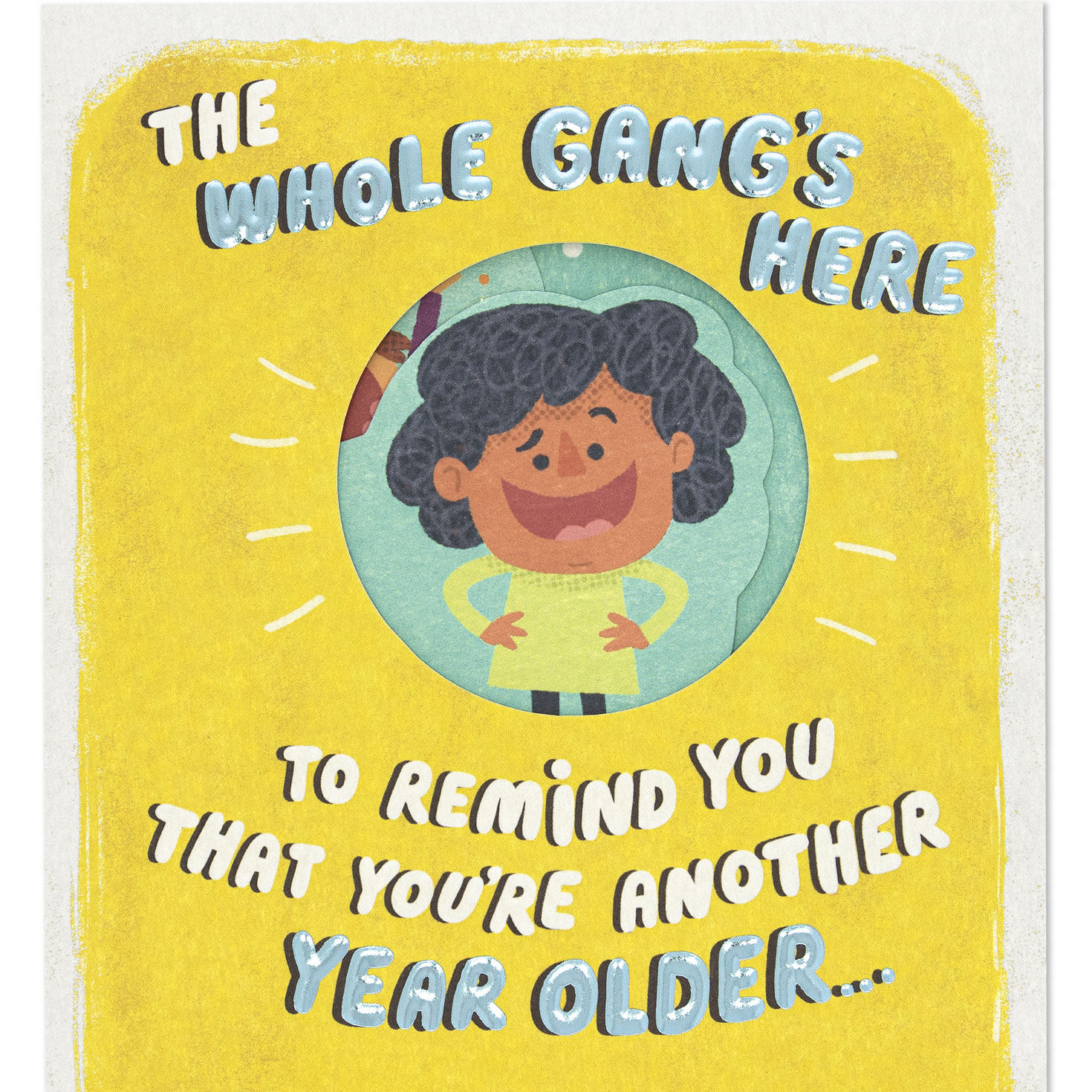 Comic Characters Funny Pop-Up Birthday Card Card Front Detail image number 3