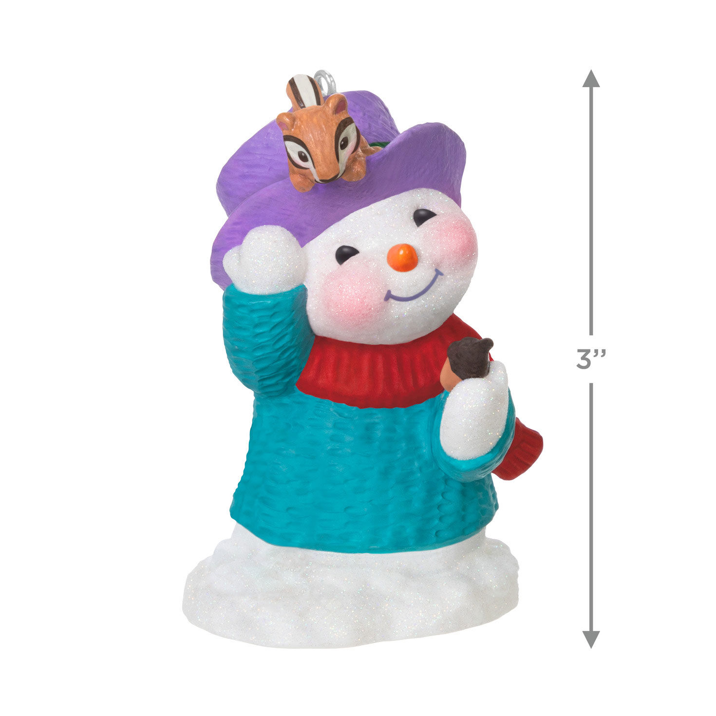 Snow Buddies 2025 Keepsake Ornament measurement image number 3