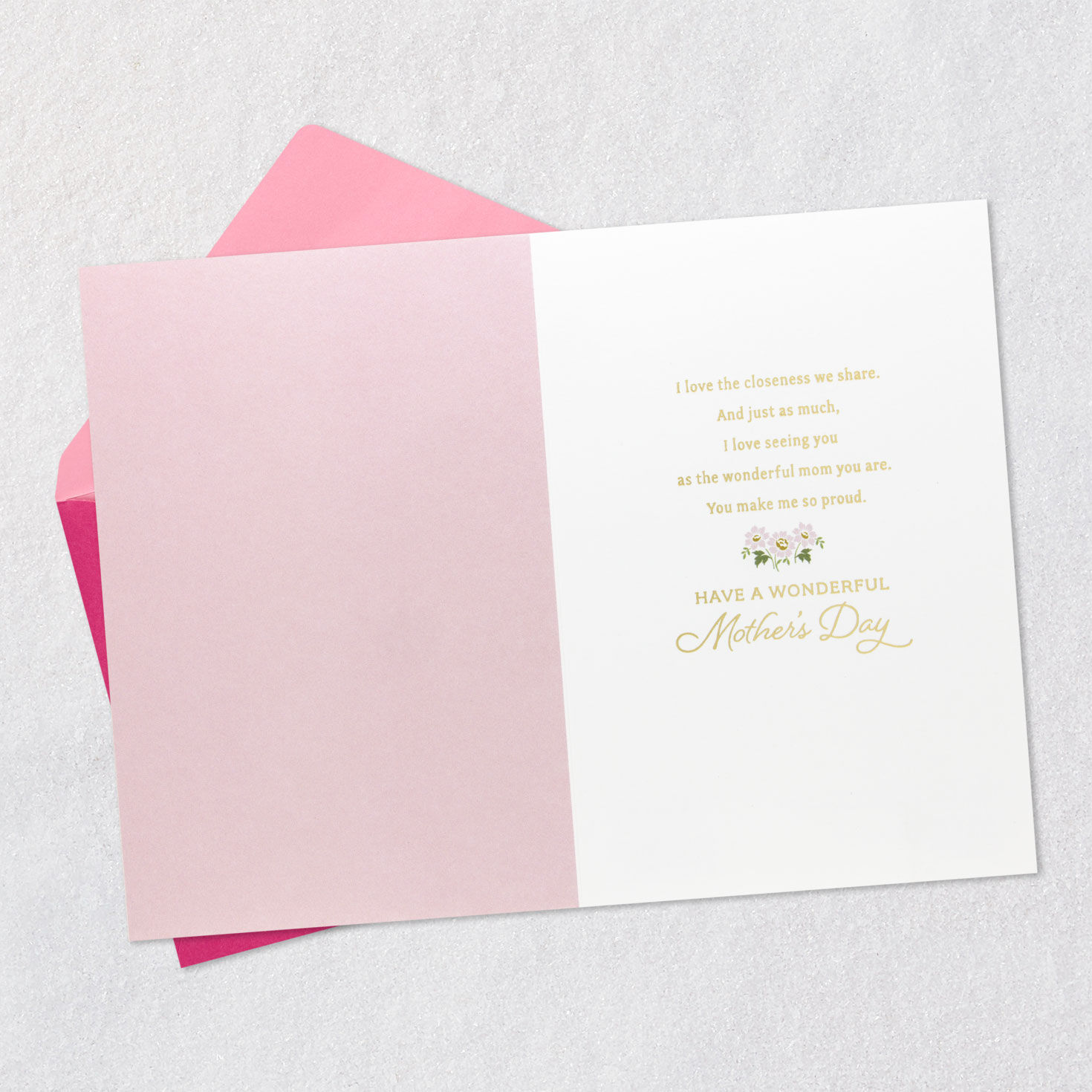 Frame with Bow Mother's Day Card for Like a Daughter Open card with envelope image number 3