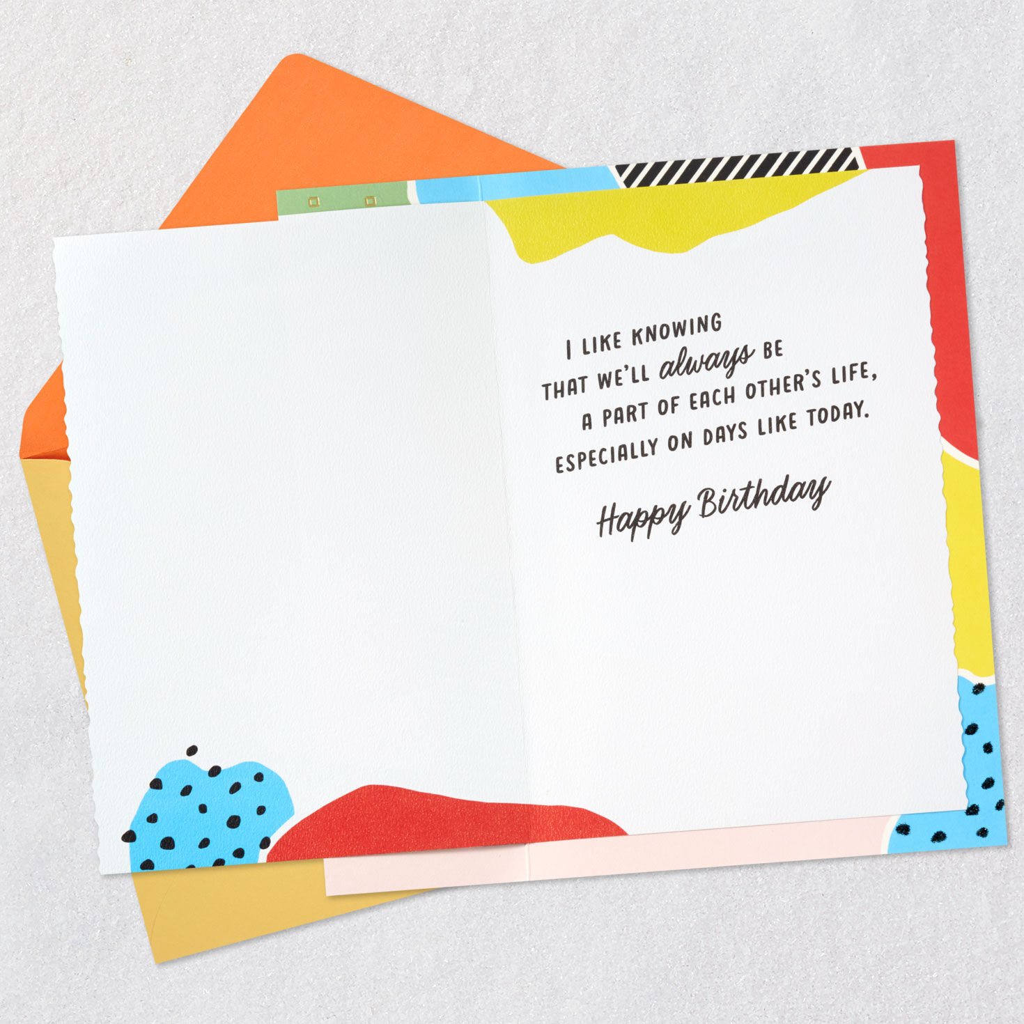 Our Kind of Family Abstract Shapes Birthday Card, , large image number 3