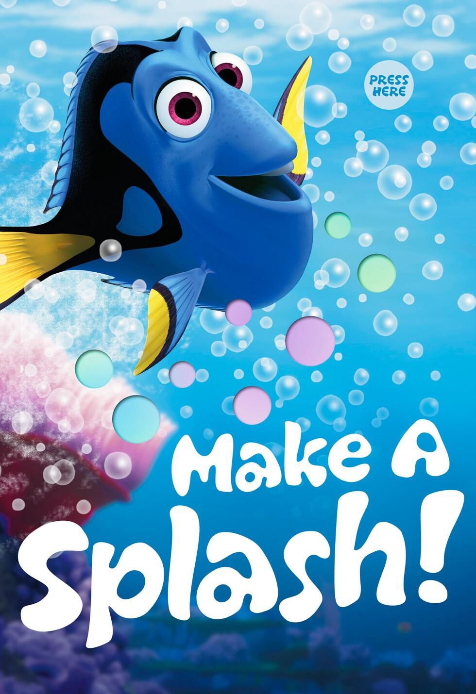 Make a Splash Kids Birthday Light and Song Card