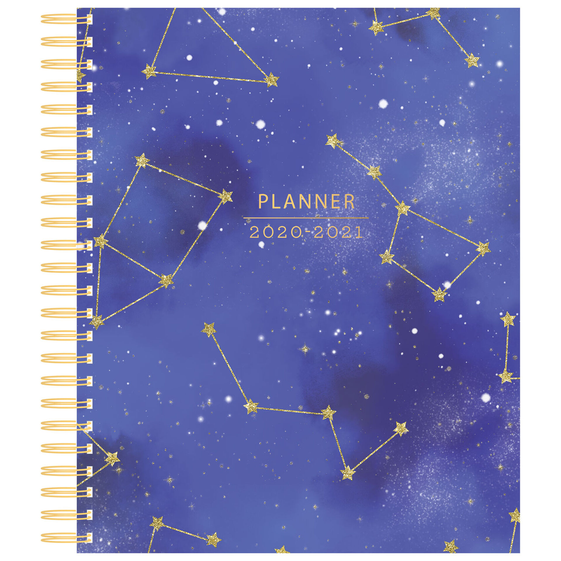 Connected stars spiral 18 month agenda planner 2020 2021 planners