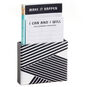 Black and White Zig-Zag Memo Pad and Pencil Caddy package image number 1