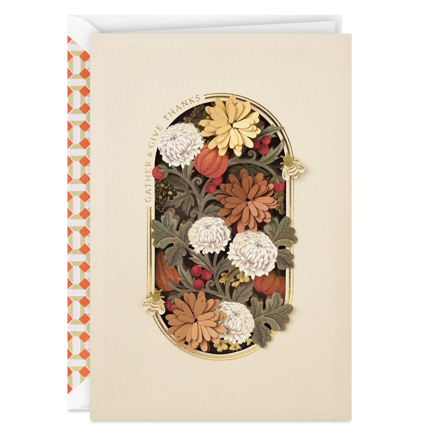 Gather & Give Thanks Thanksgiving Card