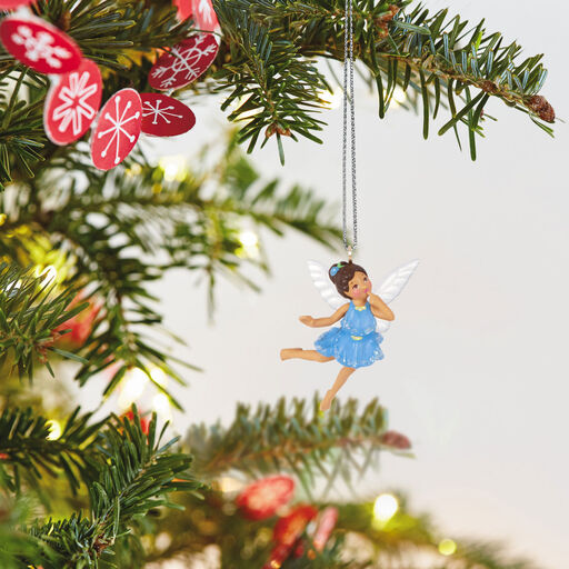 Mini Petite Pansy Fairy Ornament, 1.125", 