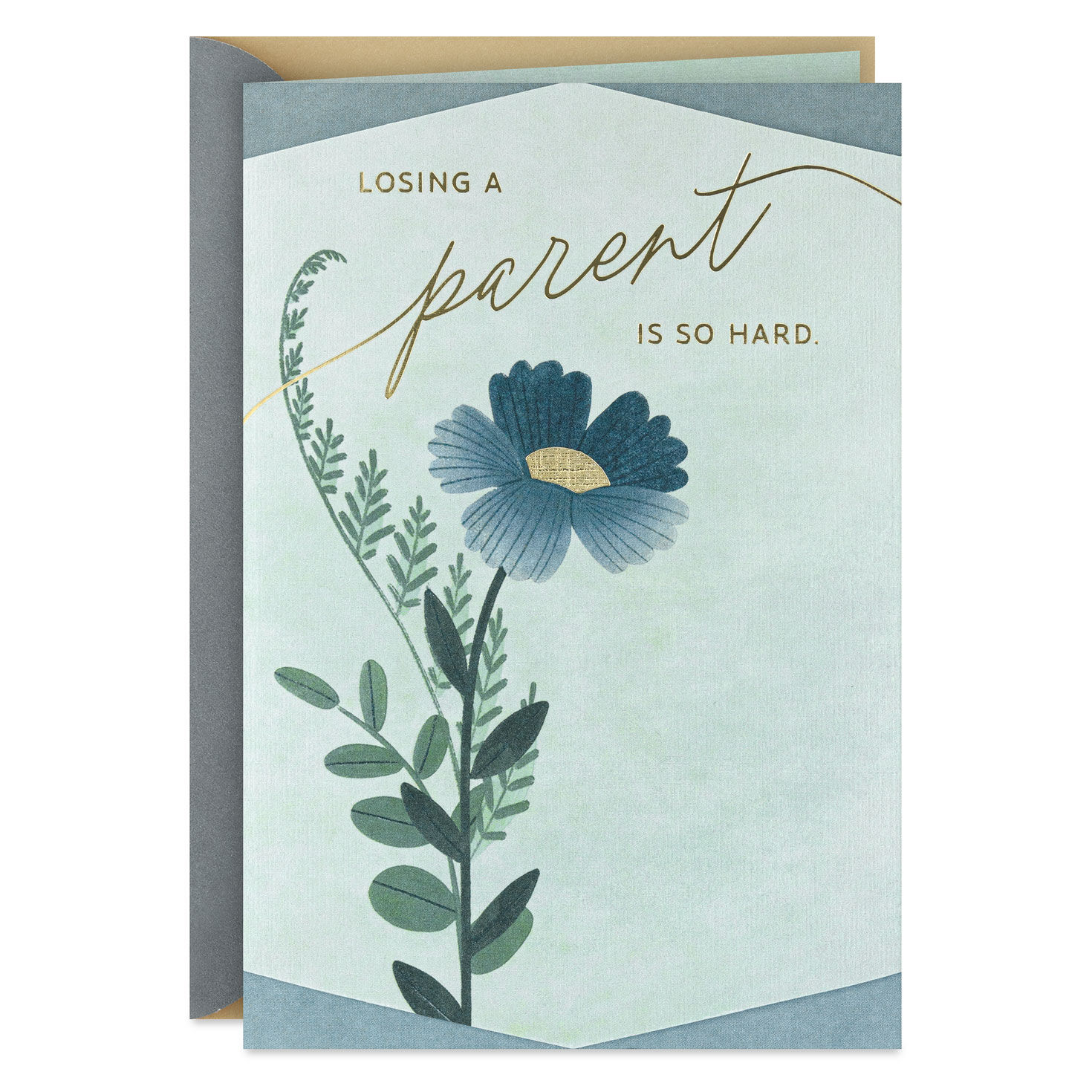 Losing a Parent is Hard Sympathy Card