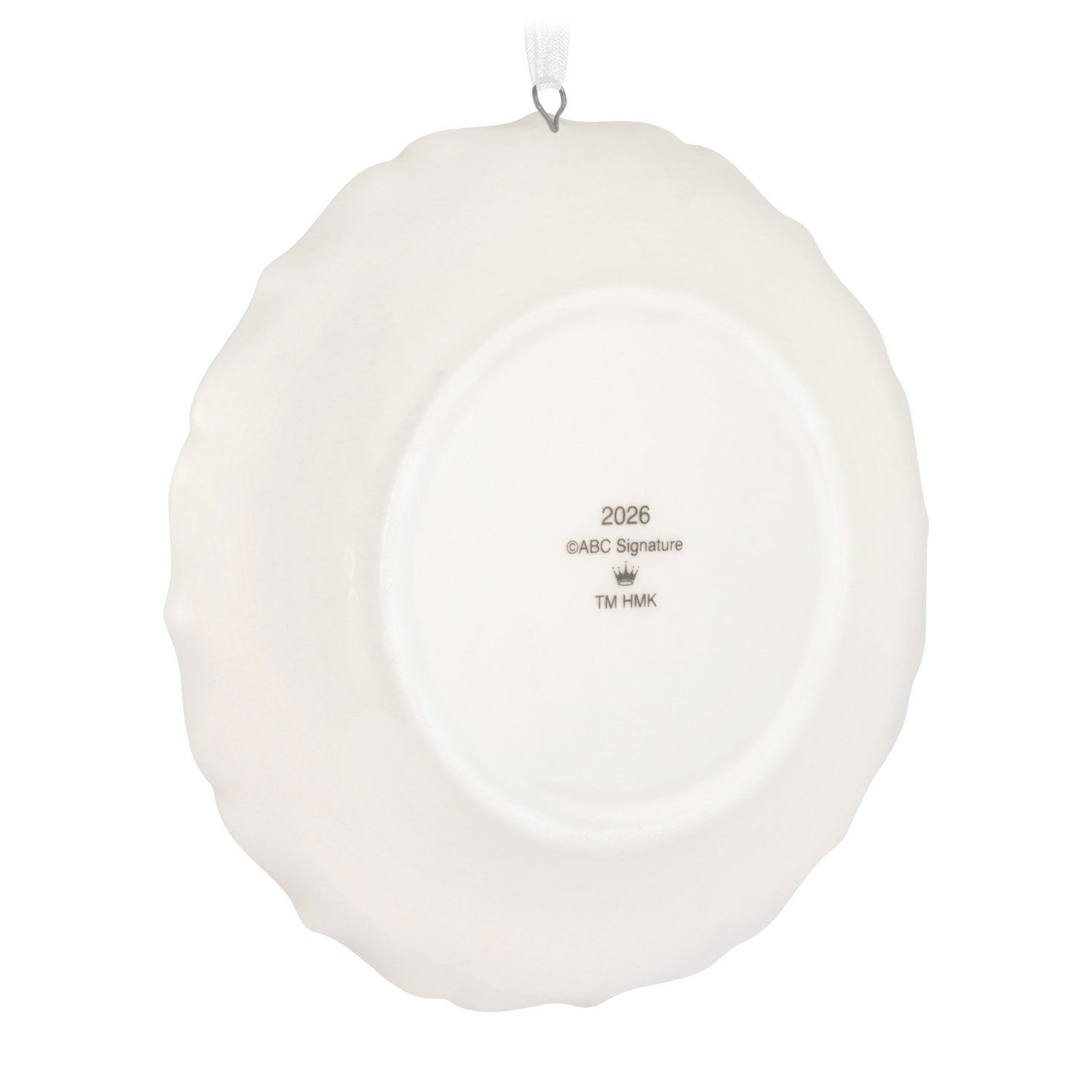 The Golden Girls Rose Round Keepsake Ornament Back image number 6