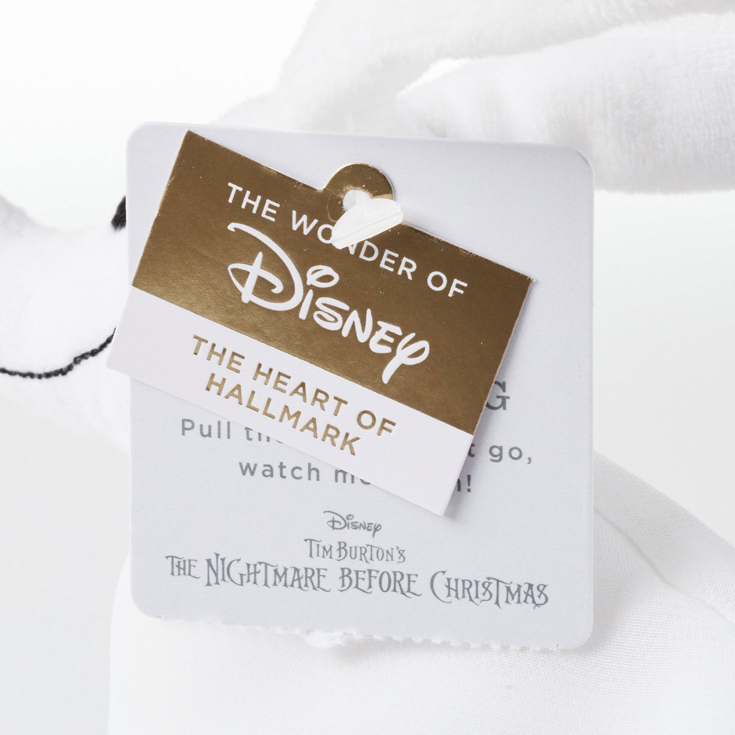 Nightmare Before Christmas Zero Ghost Dog Plush Toy package tag image number 6