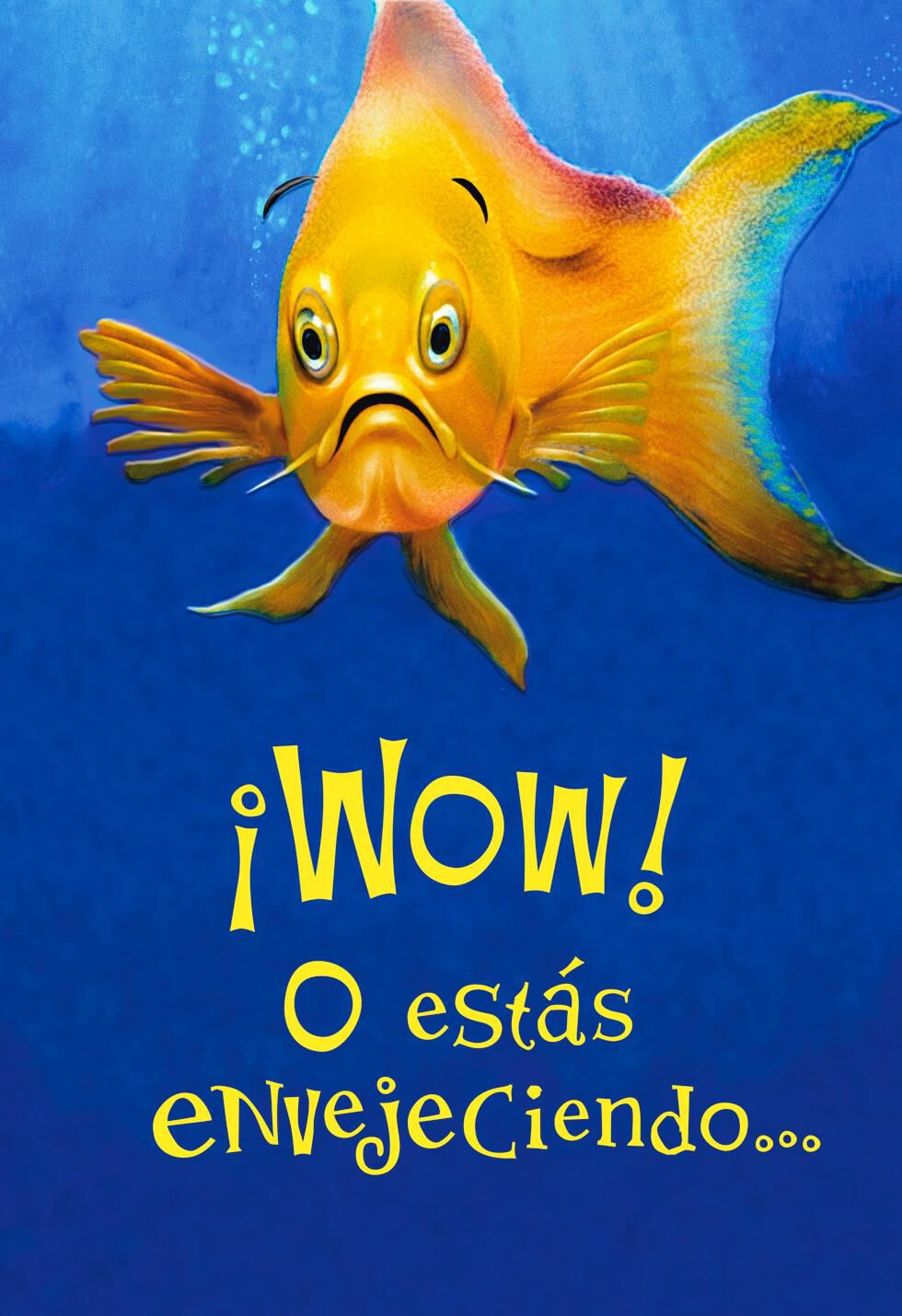 Funny Fish Spanish-Language Birthday Card
