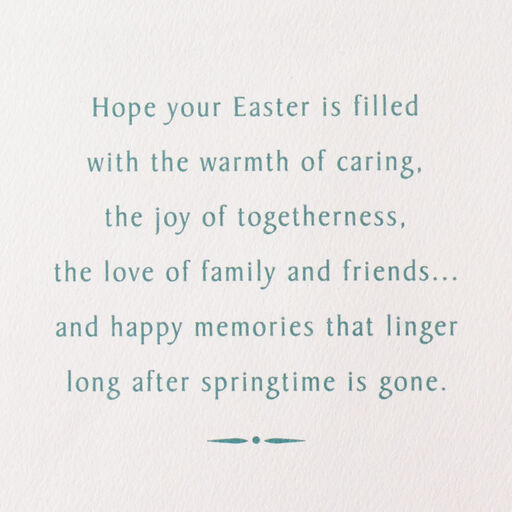 Wishes of Joy, Love and Happy Memories Easter Card, 