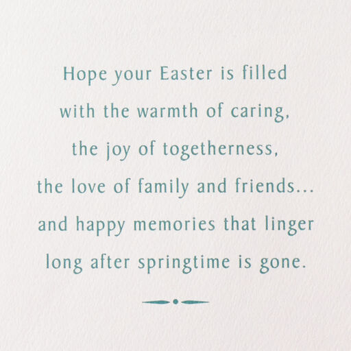 Wishes of Joy, Love and Happy Memories Easter Card, 