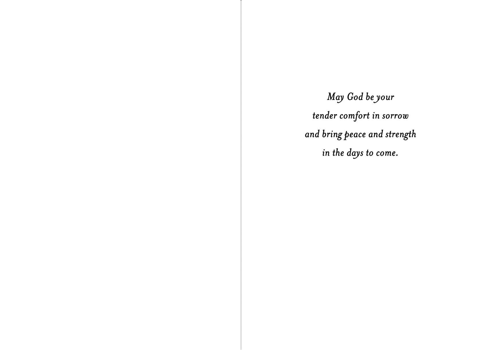 Religious Sympathy Cards, Pack of 10