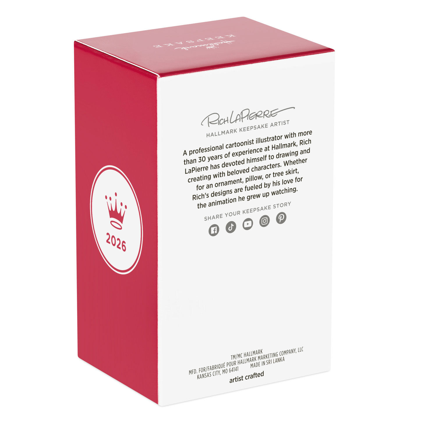 Grinch in Red Car Keepsake Ornament Package back image number 8