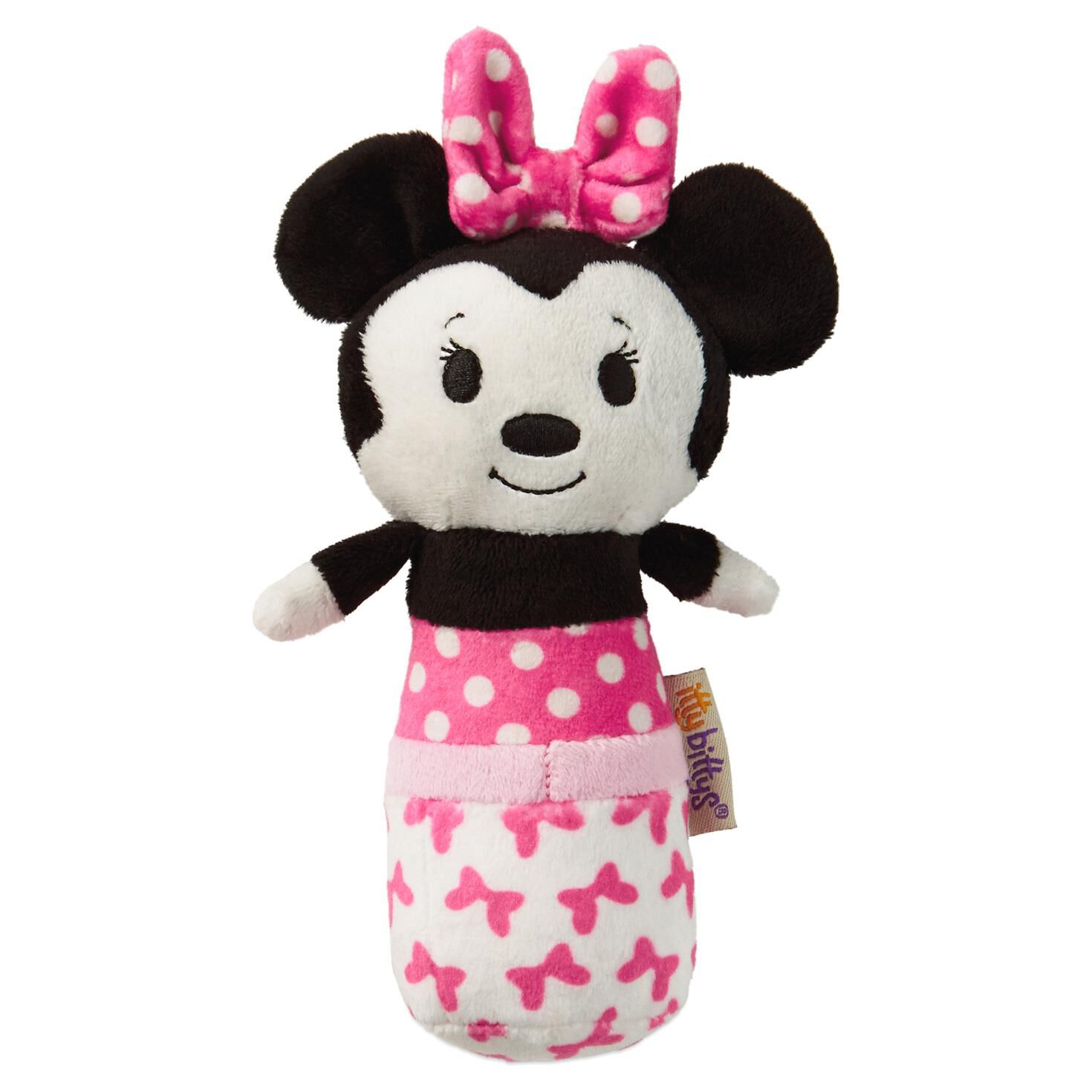 minnie mouse plush rattle