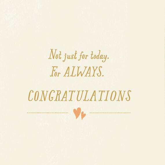Good Wishes for Always Engagement Card, , large image number 2