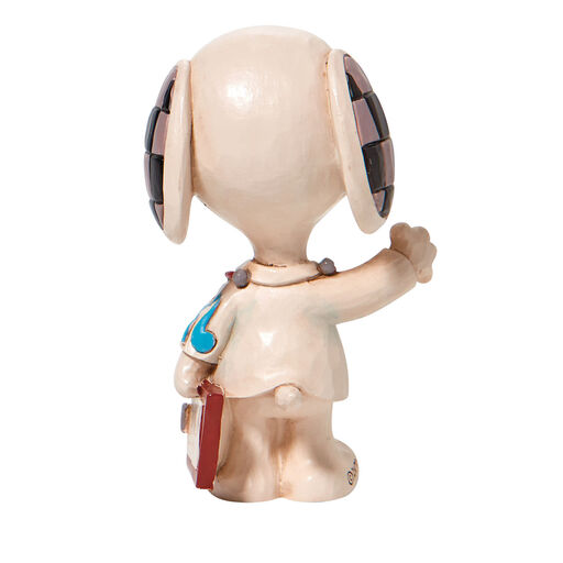 Jim Shore Peanuts Mini Snoopy Medical Professional Figurine, 3", 