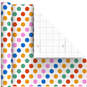 Rainbow Polka Dots Wrapping Paper Mini Roll, 38.8 sq. ft., , large image number 1