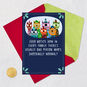 Colorful Cartoon Critter Family Funny Christmas Card Card Front with Envelope and Gold Seal image number 5