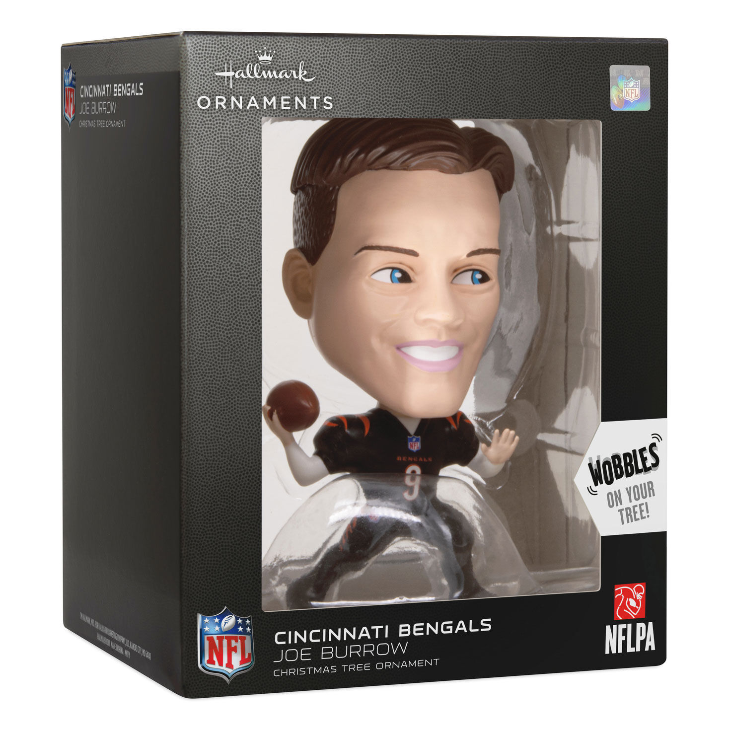 NFL Cincinnati Bengals Joe Burrow Bobblehead Ornament for only USD 19.99 | Hallmark