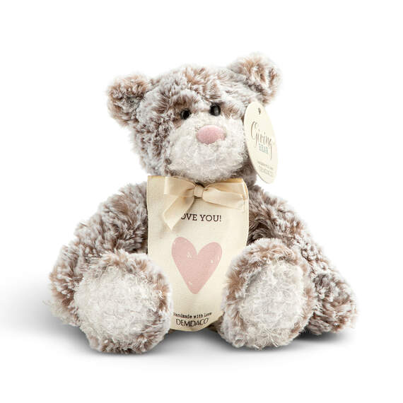 Demdaco Pink Heart Mini Giving Bear, 8.5", , large image number 1
