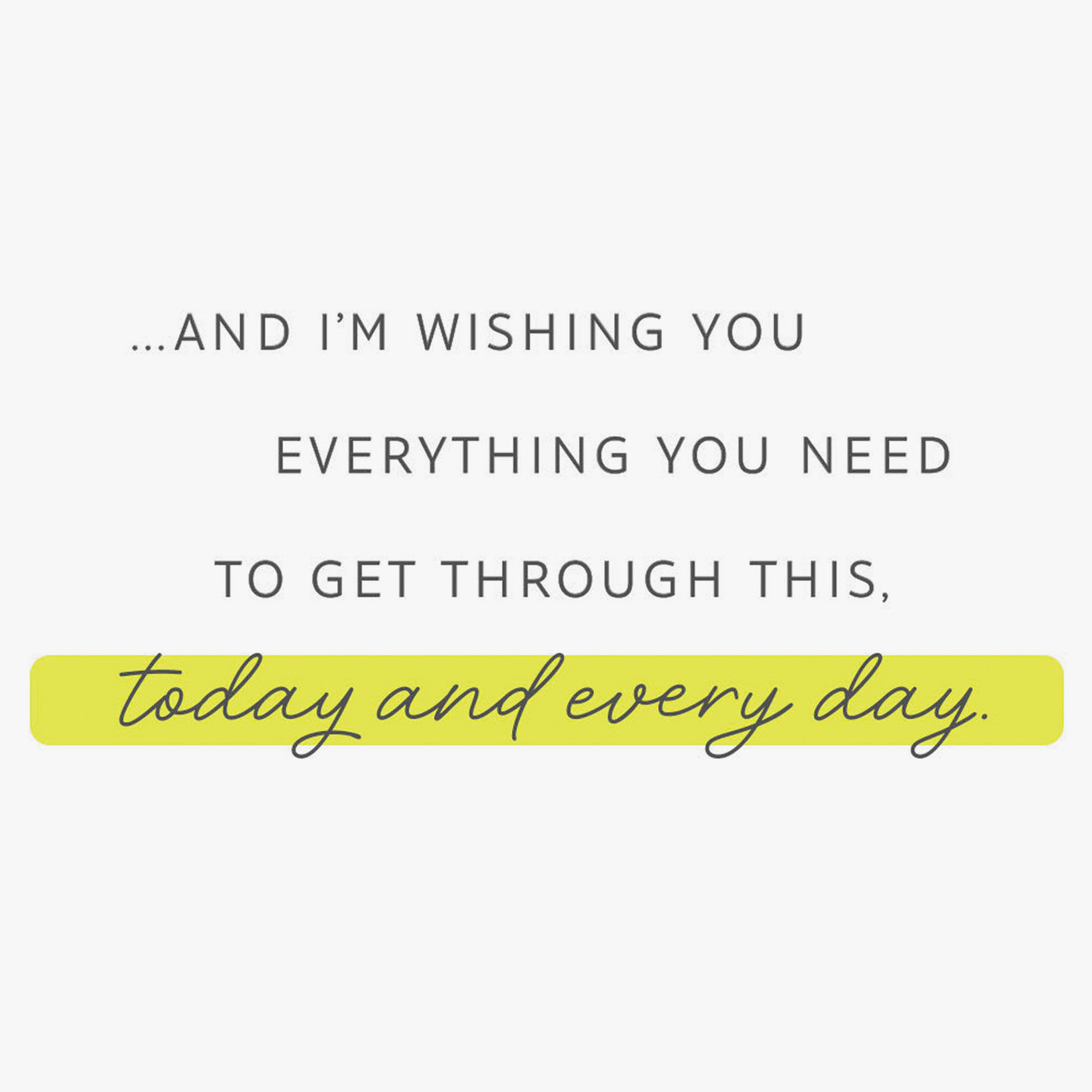 Green Ginko Leaves Encouragement Card Sentiment image number 2