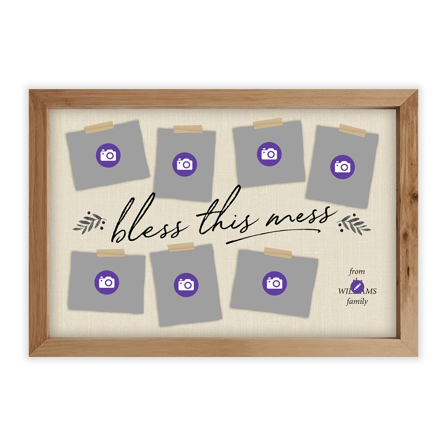 Bless This Mess Flat Christmas Photo Card, , large image number 5