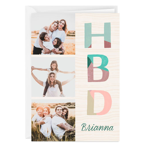 Personalized All About Amazing You Birthday Photo Card, 