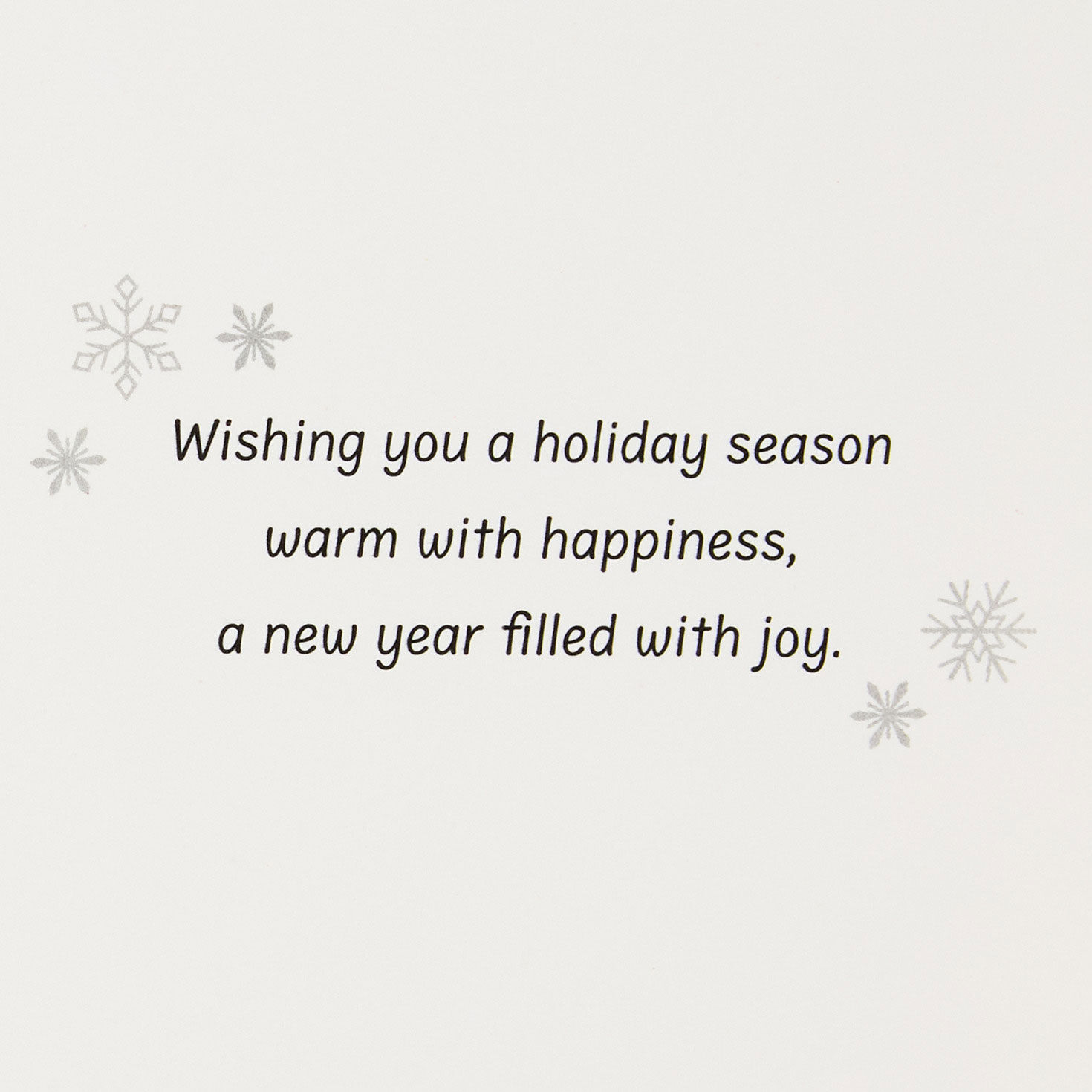 Snowman and Fox Boxed Christmas Cards Sentiment Detail image number 4